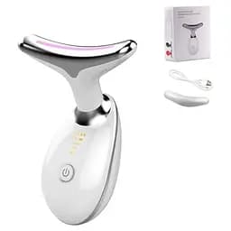 Масажер мікротоковий світлодіодний EMS для обличчя і шиї, ES-1081