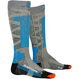 Носки X-Socks Ski Rider 4.0 Women 37-38 Серый/Голубой (1068-XS-SSKRW19W 37-38 G2)