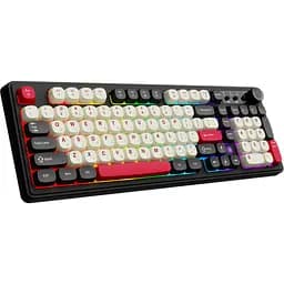 Клавіатура Ajazz AF98 Plus Wireless/Bluetooth/USB UA Black/White/Red (AF98-PLUS-BSR) - мініатюра 2