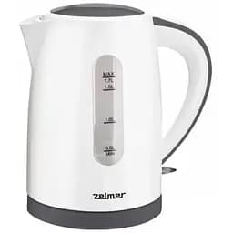 Електрочайник Zelmer ZCK7619 1.7 л білий з сірим