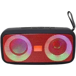 Музыкальная портативная Вluetooth колонка UBL МВ-051 9151 светодиодная подсветка 1200 мАч Черная