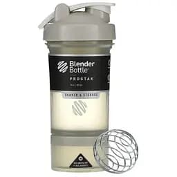 Шейкер спортивний BlenderBottle ProStak 22oz/650 мл з 2-ма контейнерами Grey (PS 22oz Grey)