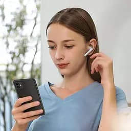 Навушники Bluetooth Baseus Encok True Wireles W05 (NGW05-01) - мініатюра 5