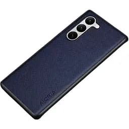 Чохол Aioria Cross Pattern Case для Samsung Galaxy S22 Blue