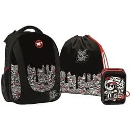 Набір шкільний Yes H-28_Collection SubSurf. Black and White 3 предм.