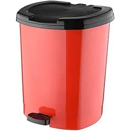 Відро для сміття Asude Plastik з педаллю 7 л мікс (ASD184)