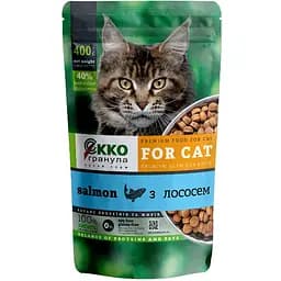 Сухой корм для котов Екко-гранула, с лососем, 10 кг