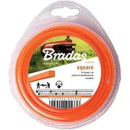 Волосінь для тримера Bradas TRIMMER "квадрат" 2,4мм х 15м ZTK2415B