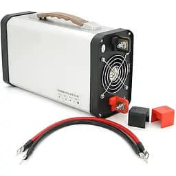 Інвертор напруги Voltronic AEV6500W, 3000W, 12/220V з апроксимованою синусоїдою, 2 універсальні розетки, 2xUSB (DC:5V/2.4A), клемні дроти, BOX - мініатюра 3