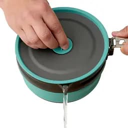 Каструля Sea To Summit Frontier UL Collapsible Pot 2.2 L Aqua Blue (1033-STS ACK025021-390201) - мініатюра 4