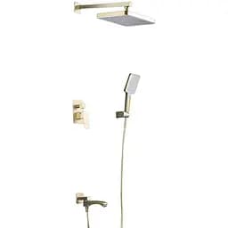 Душова система прихованного монтажу, золото Frap F7176-3, Золотий