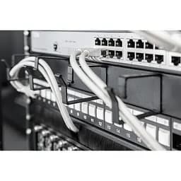 Кабельний організатор 19" Digitus 1U, 5 кільцями 40x60 мм (DN-97602) - мініатюра 5