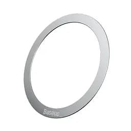 Пластина для MagSafe Baseus Halo Series Magnetic Metal Ring 2pcs/pack PCCH000012 Silver - мініатюра 2
