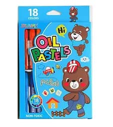 Масляна пастель C 60739 18 кольорів, в коробці (6900067607393) Синій