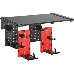 Дошка-органайзер OfficePro Black/Red настінна з полицею (WSO188)