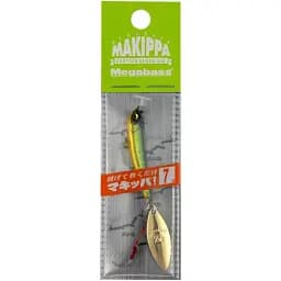 Тейл-спінер Megabass Makippa 7.0g Green Gold - мініатюра 2