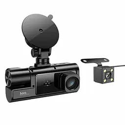 Відеореєстратор Hoco DI60 2-inch display with rear camera (1280P+720P) Black