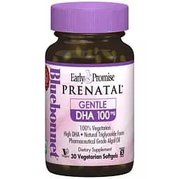 DHA (докозагексаєнова кислота) Bluebonnet Nutrition Early Promise Prenatal 100 мг 30 капсул