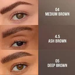 Засіб для брів Maybelline New York Brow Inserts 2 в 1 фіксуючий гель та фломастер Medium Brown - мініатюра 3