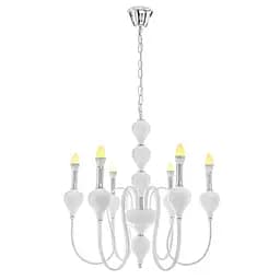 Люстра підвісна Brille свічка E14 40W WH (BL-022S/6)