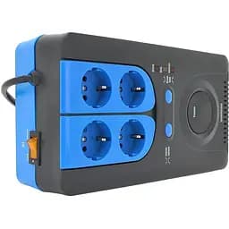 Стабілізатор напруги релейний Green Wave Winchester 500VA Q4 350 Вт 4 x Shuko DC140-260V AC220±8% BOX