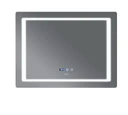 Дзеркало Mixxus Style MR03-70x50 (годинник, LED-підсвічування, антизапотівання) (MI6006) - мініатюра 2