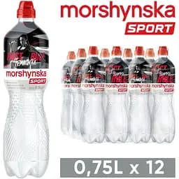 Упаковка мінеральної води Моршинська Спорт негазована 9 л (0.75 л x 12 шт.) - мініатюра 10