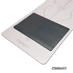 Міні-мат для йоги EasyFit Yoga Pad каучук 3,5 мм Чорний - мініатюра 2