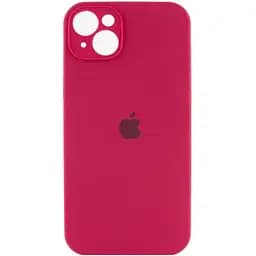 Чохол Epik Silicone Case Full Camera Protective (AA) для Apple iPhone 13 (6.1) Червоний/Rose Red