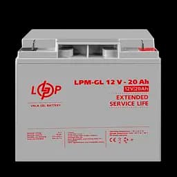 Акумулятор гелевий LPM-GL 12V - 20 Ah - мініатюра 2