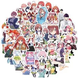 Стикерпак GeekLand Go-Toubun no Hanayome 50 штук