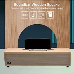 Портативна колонка ретро Kisonli G11 Bluetooth 1200mAh 10 Вт Wooden - мініатюра 3
