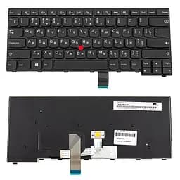 Клавіатура для ноутбука LENOVO (ThinkPad Edge: T431S, T440, T440P, T440S) rus, black
