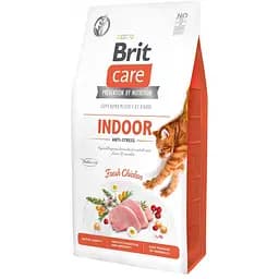 Сухой корм Brit Care Cat GF Indoor Anti-stress 7 кг для кошек, живущих в помещении