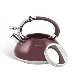 Чайник зі свистком Edenberg EB-2452-Burgundy 3 л бордовий - мініатюра 3