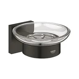 Мильниця з тримачем Grohe QuickFix Start Cube 410962430, Чорний