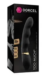Силіконовий вібратор жіночий Dorcel Too Much Black Dorcel SO3088 24779