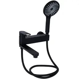Змішувач для ванни Qtap Jay QTJAY260BLM45548 Black Matt