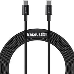 Кабель Baseus Superior Series Fast Charging Cable Type-C to Type-C 100W 2m CATYS-C01 Black
