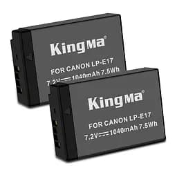 2-Pack KingMa Canon LP-E17 комплект з 2 акумуляторів