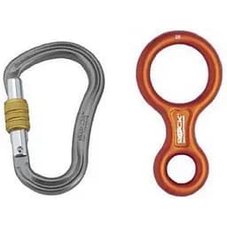 Набір карабін та вісімка Rock Empire Belay Set Eight + HMS 110 (1053-SRB004)