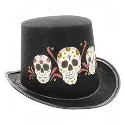 Циліндр Santa Muerte чорний