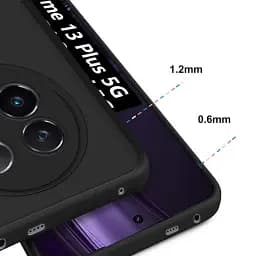 Силіконовий чохол BeCover для Realme 13 Plus 5G Black (712765) - мініатюра 5