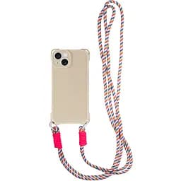 Чохол Epik TPU CrossBody with straps для Apple iPhone 14, 6.1 Antique White