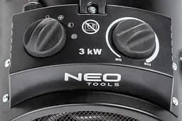 Теплова гармата Neo Tools 3 кВт, площа обігріву 30 в.м., підлоговий, чорний (90-068) - мініатюра 5
