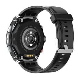 Смарт-годинник Lemfo T92 з навушниками силіконовий ремінець black black (16342) - мініатюра 2