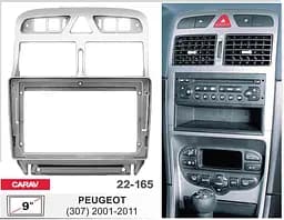 Перехідна рамка Peugeot 307 Carav 22-165 - мініатюра 5