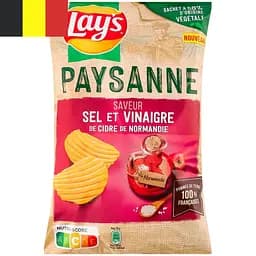 Чипсы Lays Paysanne с солью и сидровым уксусом 120 г (963006)