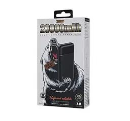 Універсальна мобільна батарея Remax Langgo RPP-166 20000mAh 2USB (2.1A) Чорний - мініатюра 8