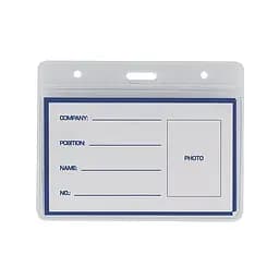 Бейдж-ідентифікатор Buromax горизонтальний 95х75 мм (BM.5402)